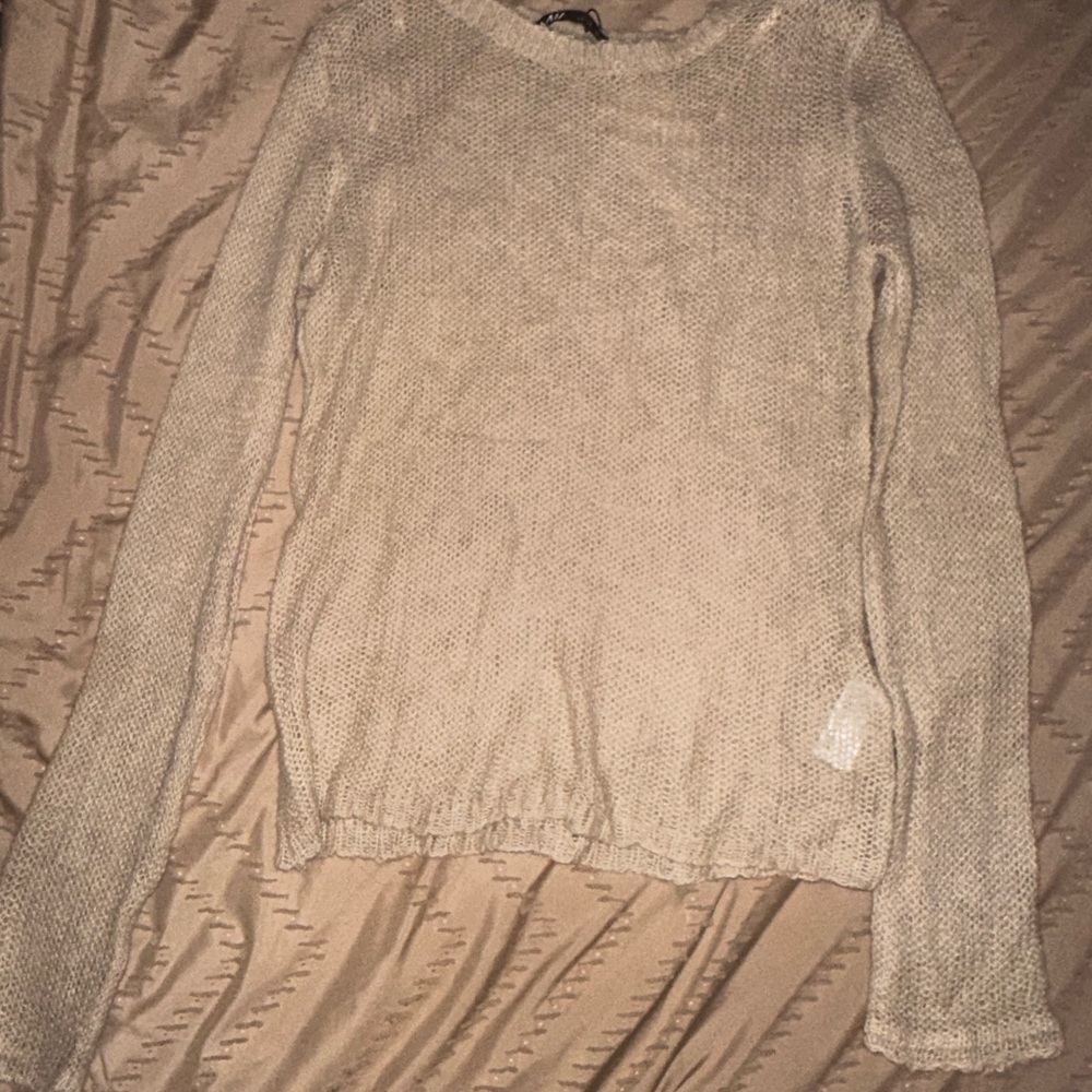 Zara cover up long sleeve